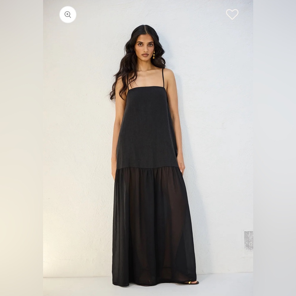 VRG GRL Nora Maxi Dress Black